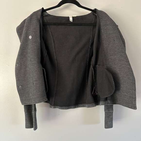 Element‎ Wood & Thread Button Down Hooded Jacket Charcoal Grey - Picture 2 of 14